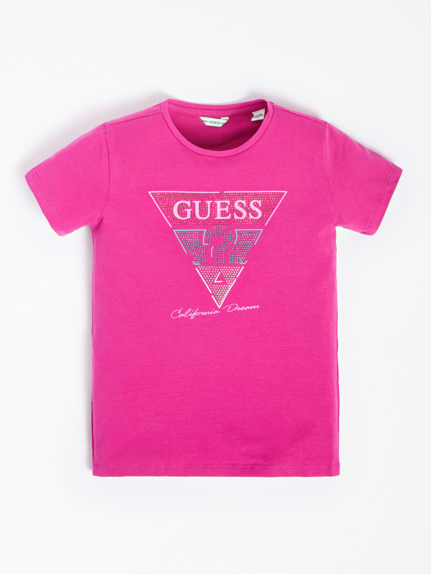 Shop GUESS Online Front Triangle Logo T Shirt