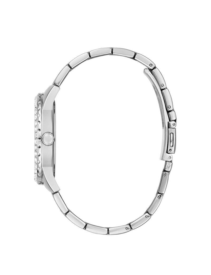Silver Crystal Watch