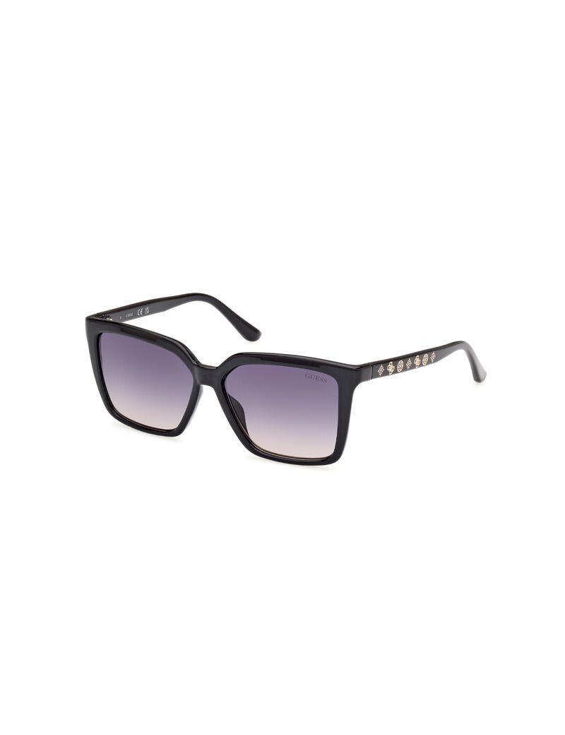guess injected sun glasses f greyother gradient smoke