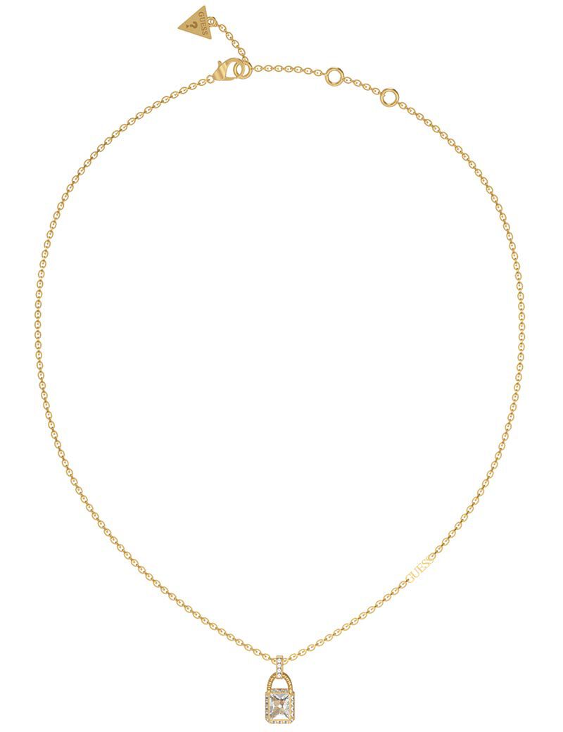 Guess padlock necklace cheap