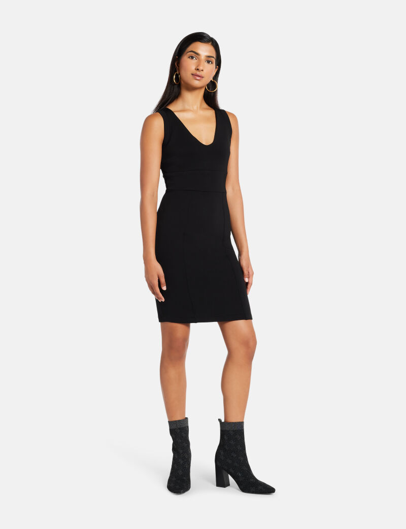 Scuba bodycon mini dress