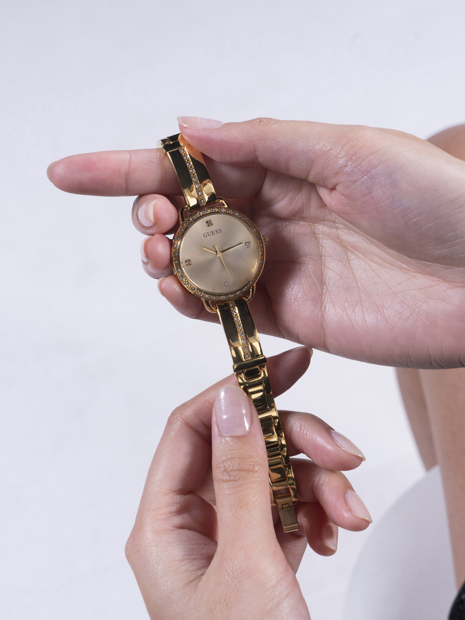Guess ladies dress watch best sale