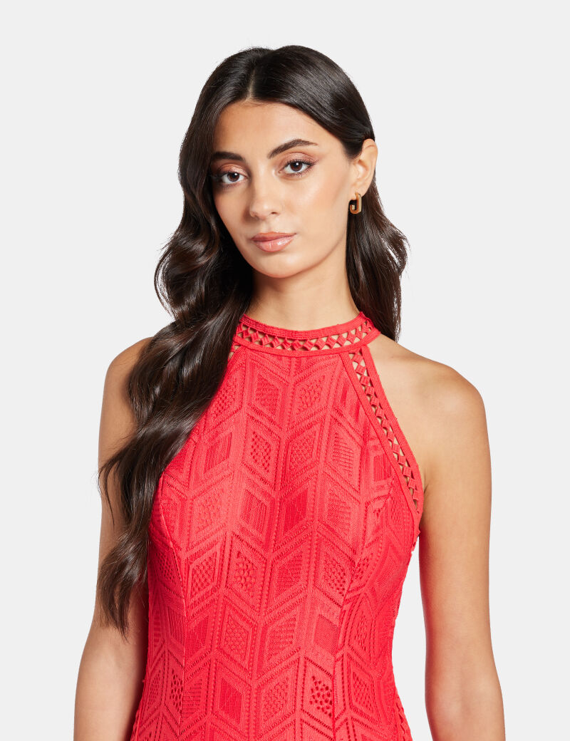 Shop GUESS Online Lace Long Dress