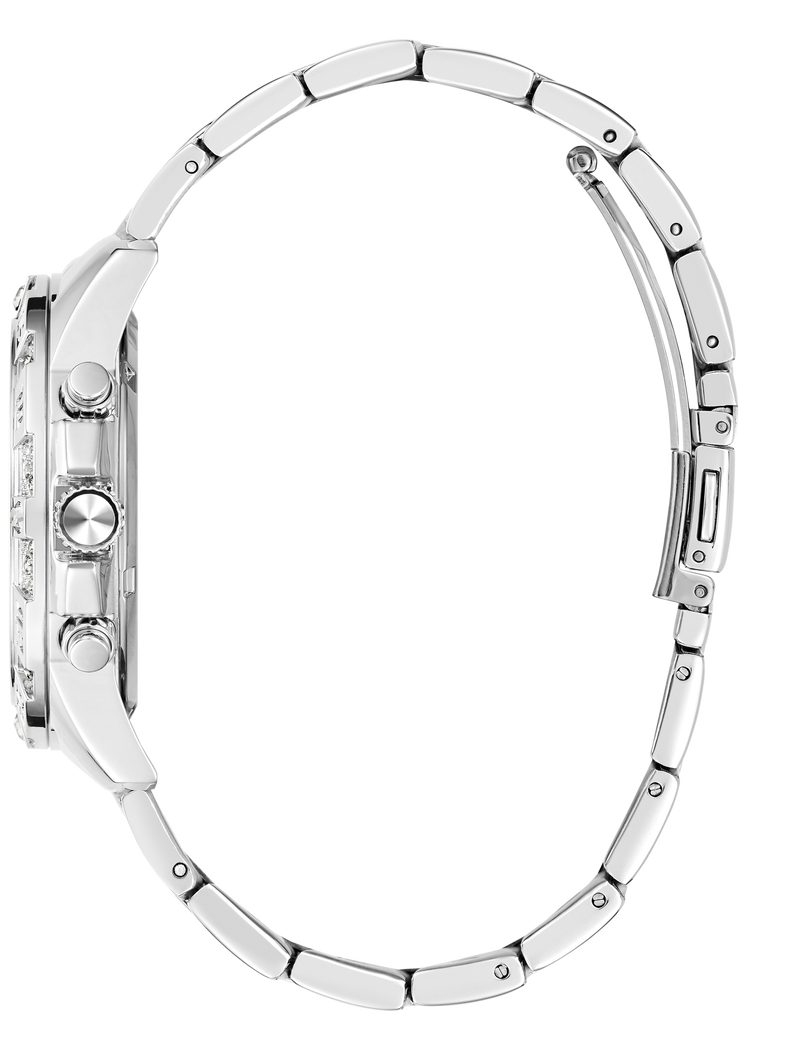 Ladies Silver Tone Multi-function Watch