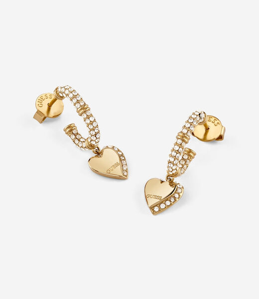 25mm hearts pave j hoops