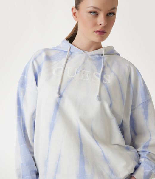 سويت شيرت ملون بشعار الماركة.