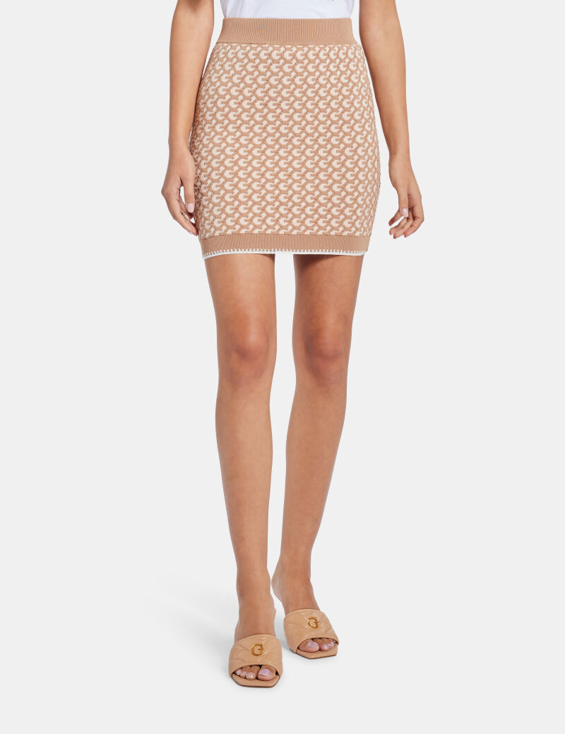 Ashley monogram skirt sweater