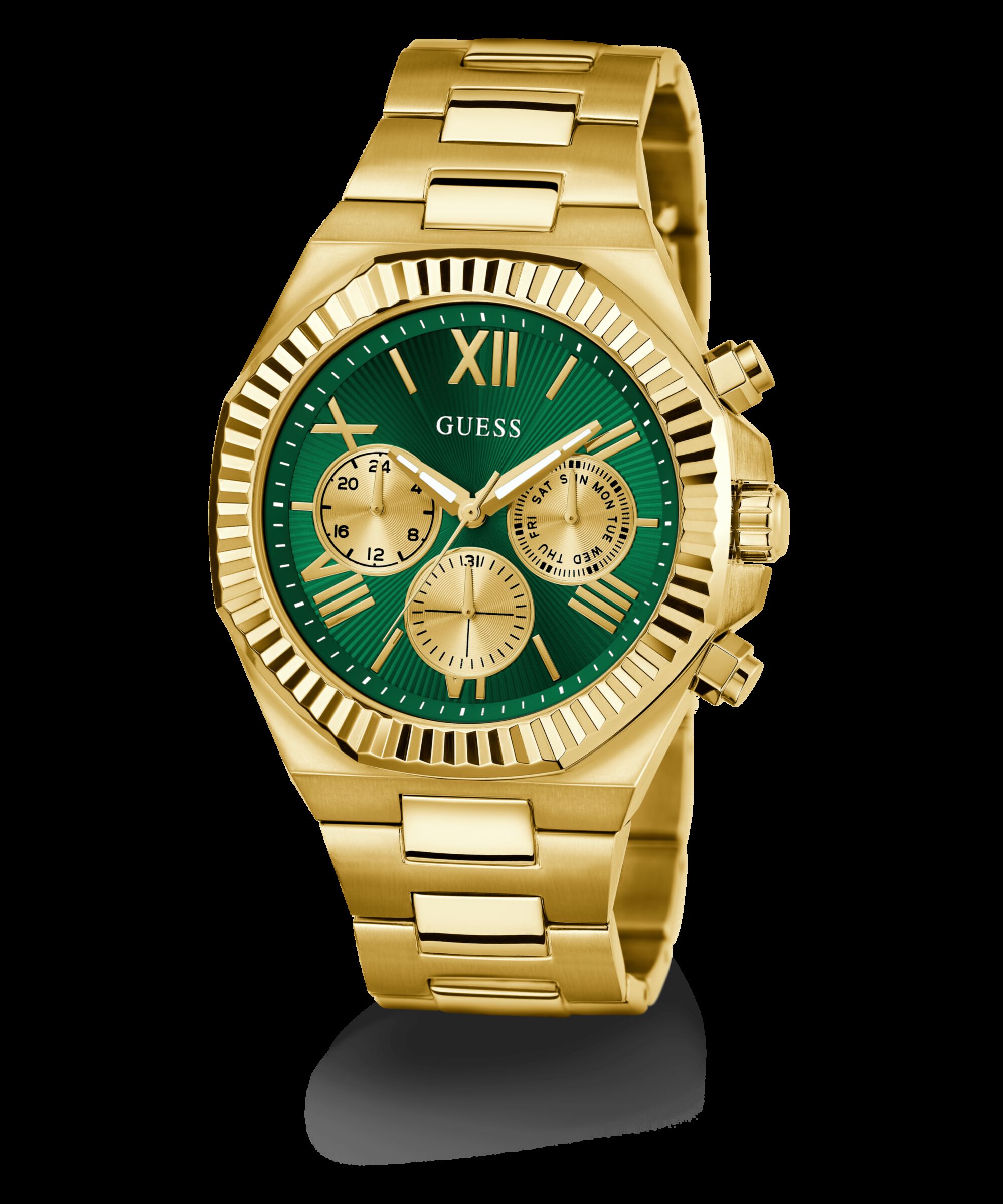 Guess black multifunction watch top