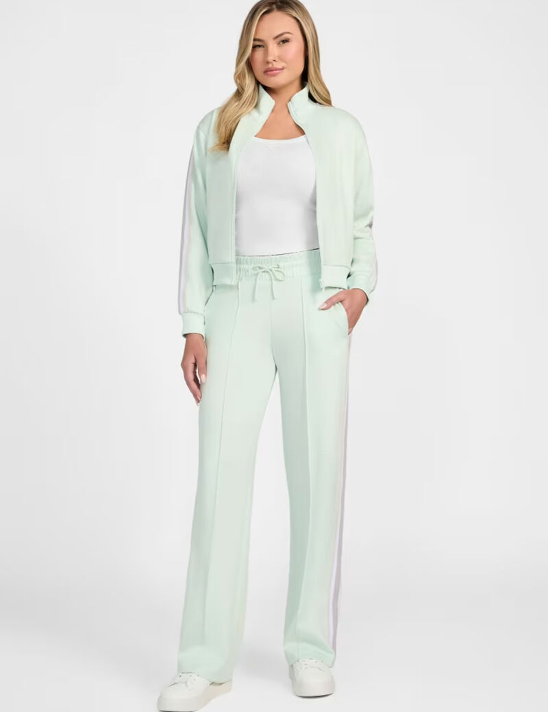 Zip-up logo sweatshirt