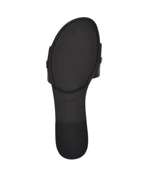 Tasam logo slide flat sandal