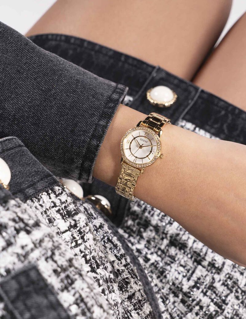 Gold-Tone Analog Watch
