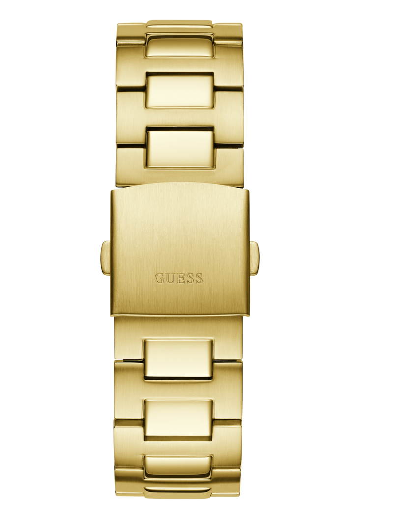 Mens Gold Tone Multi-function Watch
