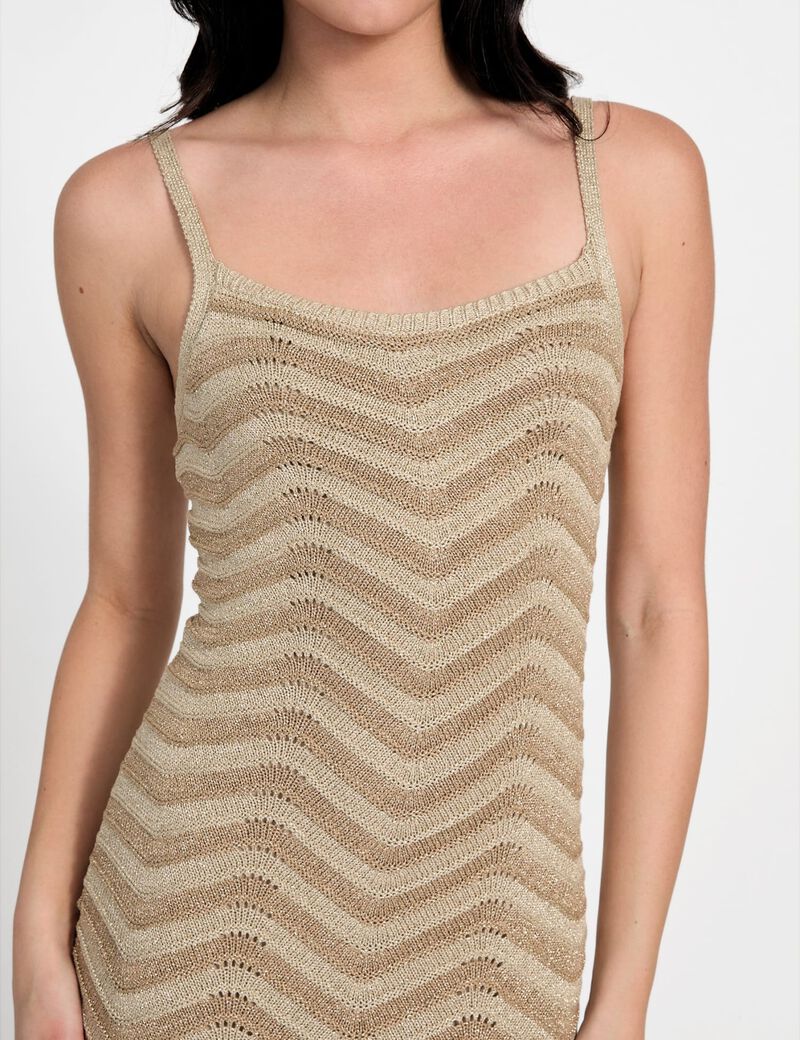 Chevron bodycon maxi dress