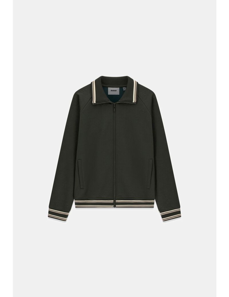 guess full zip sweatshirt