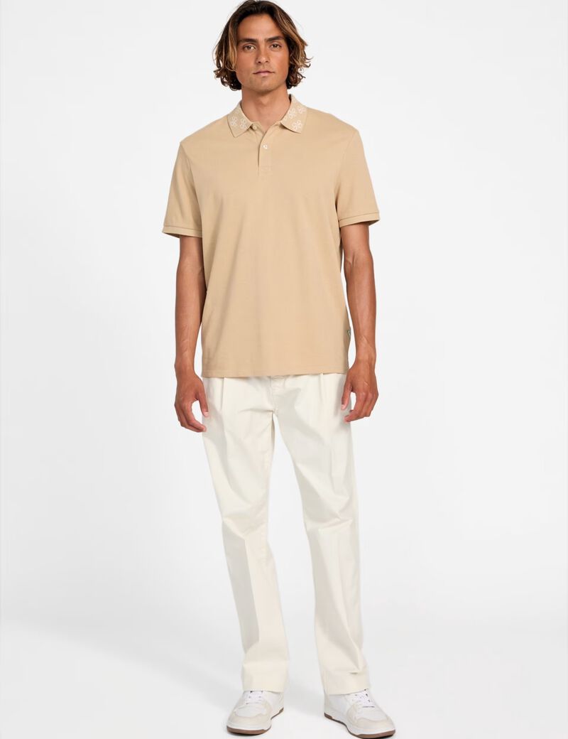 Logo collar polo shirt