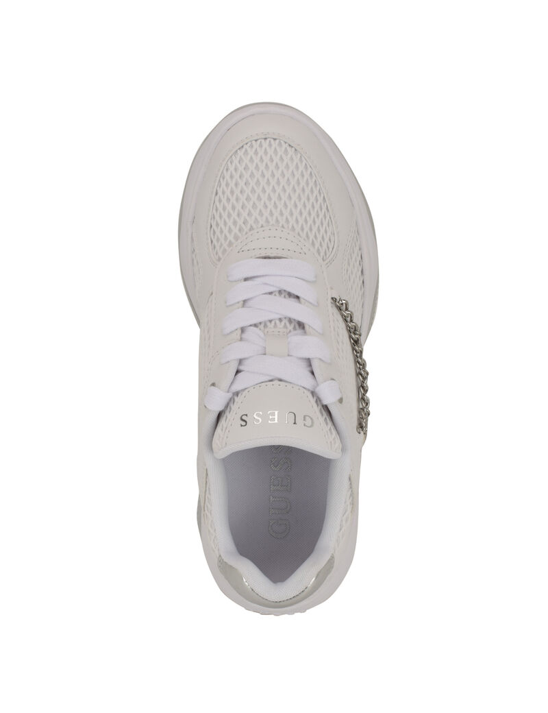 Harpaa Lace Up Chain Link Charm Platform Sneaker