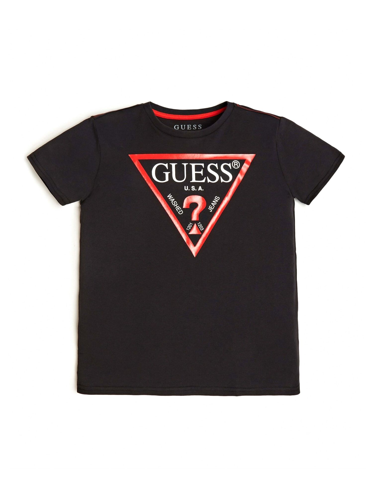 Guess jeans triangle logo top