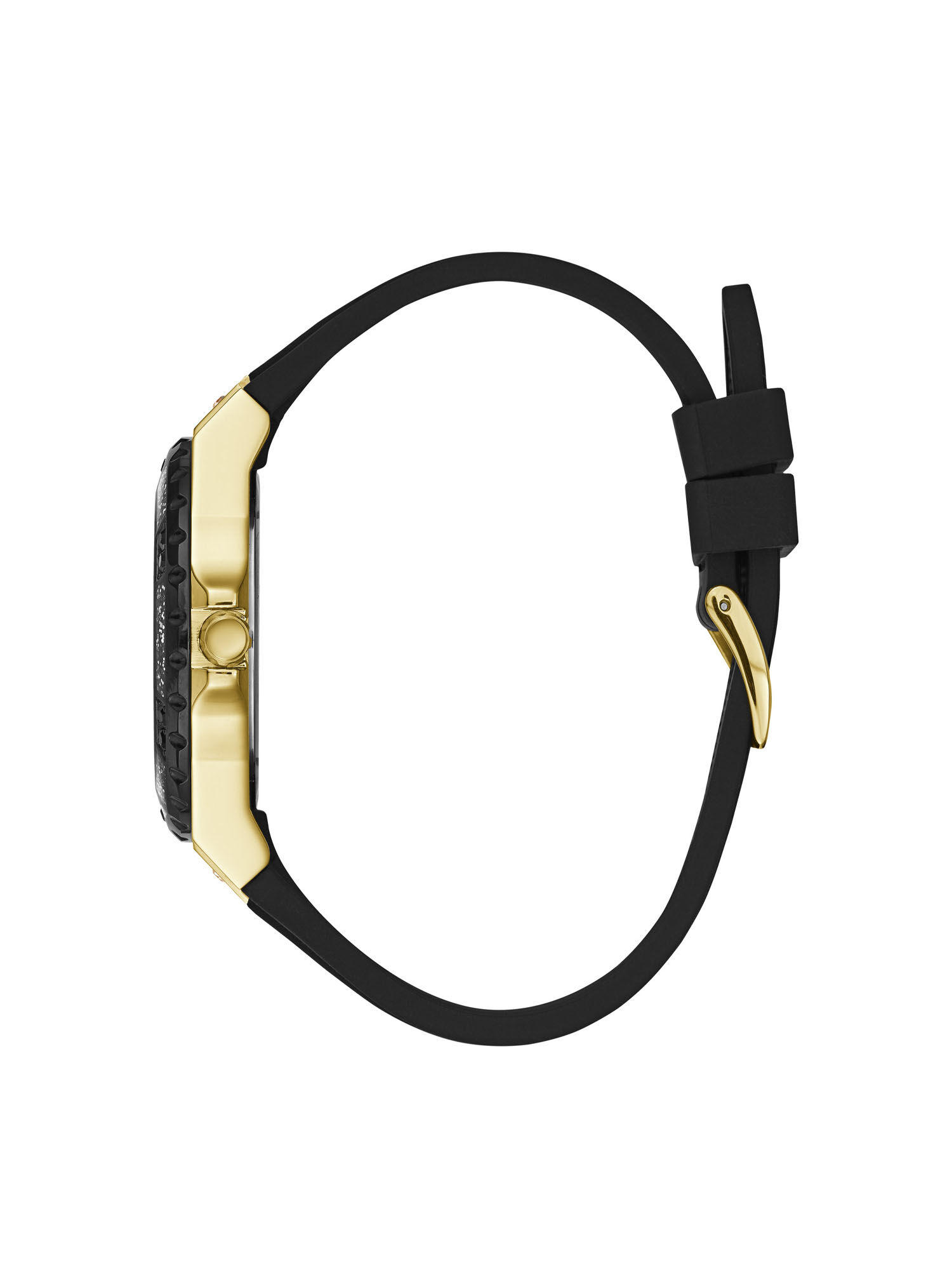 Guess black analog watch clearance