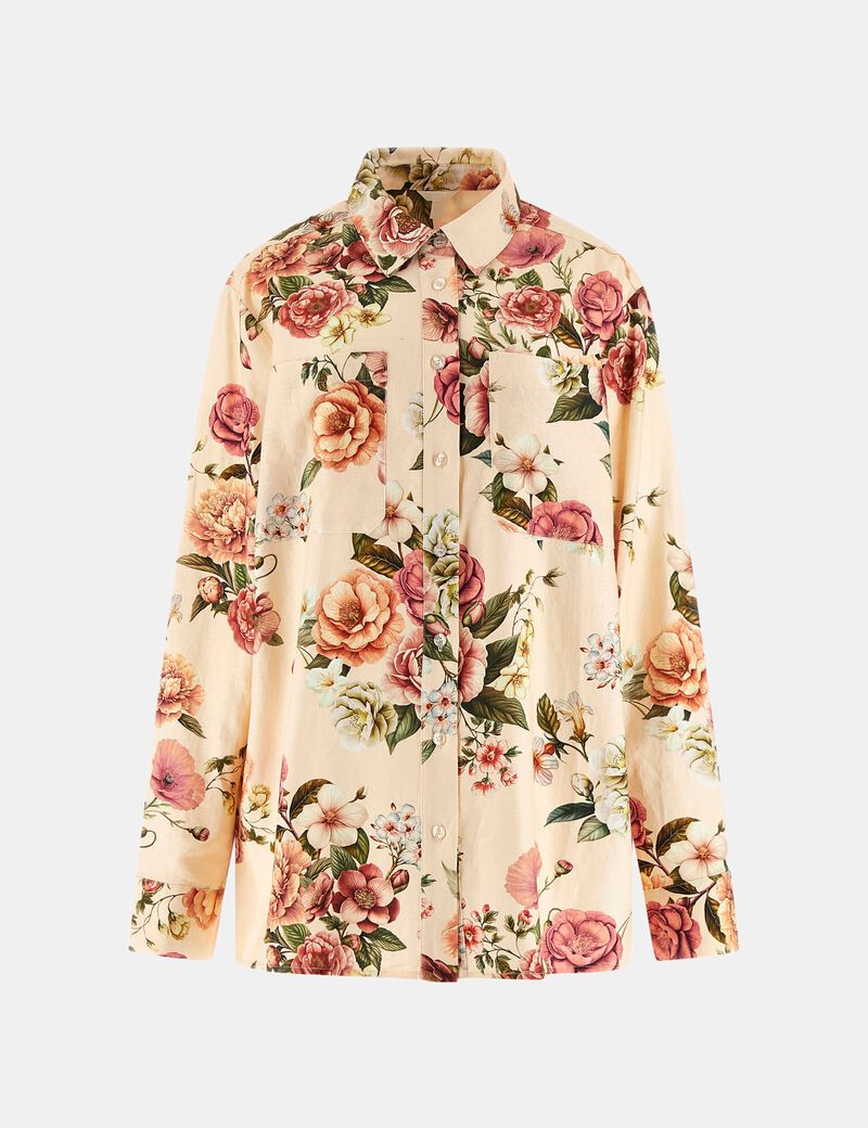 LS CADIE OVERSIZED LINEN TOP