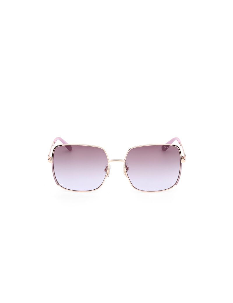 Butterfly beige gradient smoke sunglasses