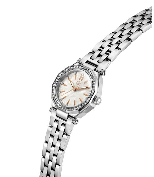 Gc Gleam metal silver tone watch