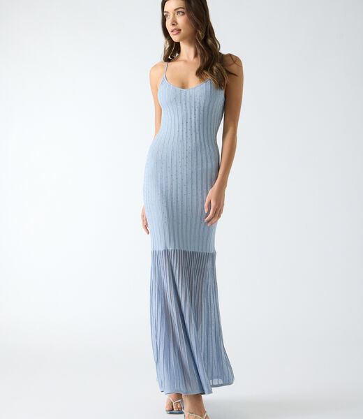 Ribbed long dress