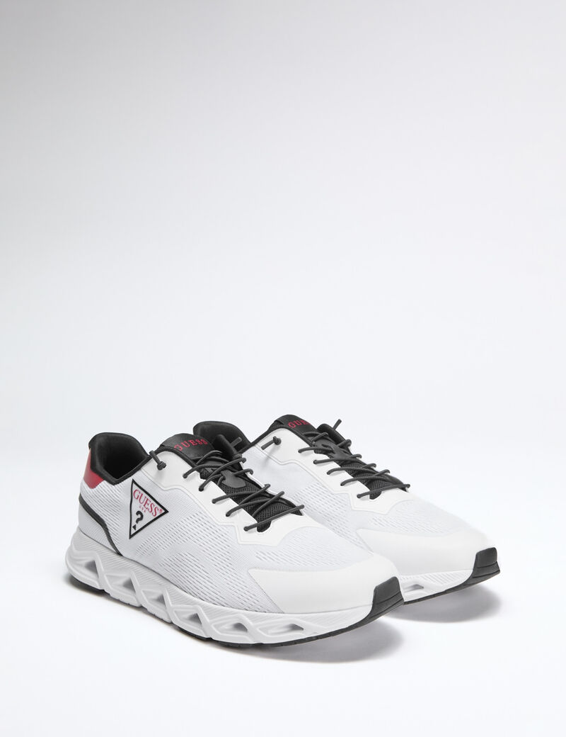 Shop GUESS Ease logo running shoes, White