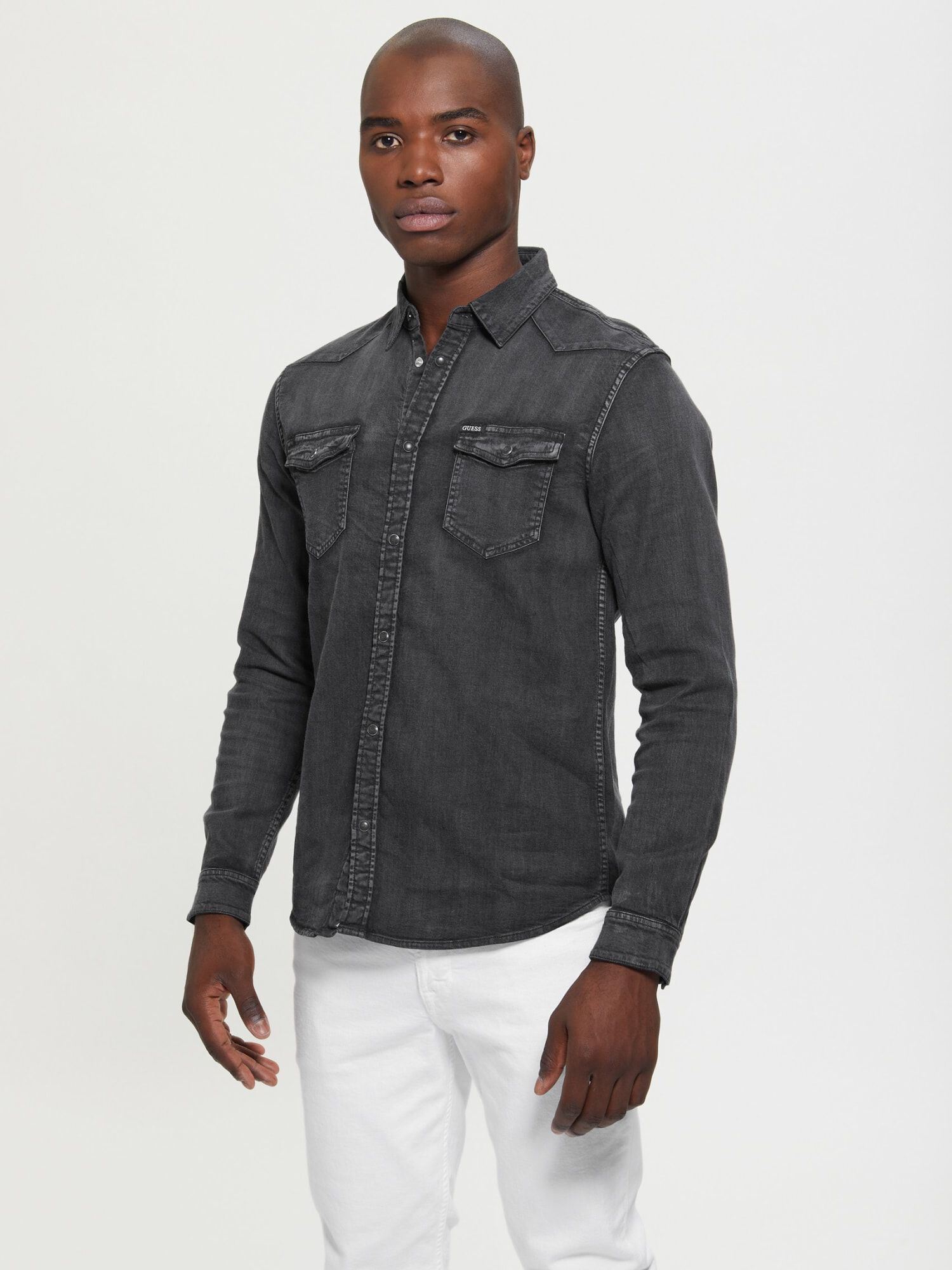 Slim Fit Denim Shirt