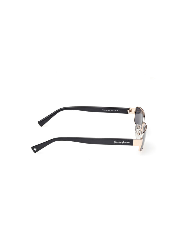 guess rectangle metal sunglasses