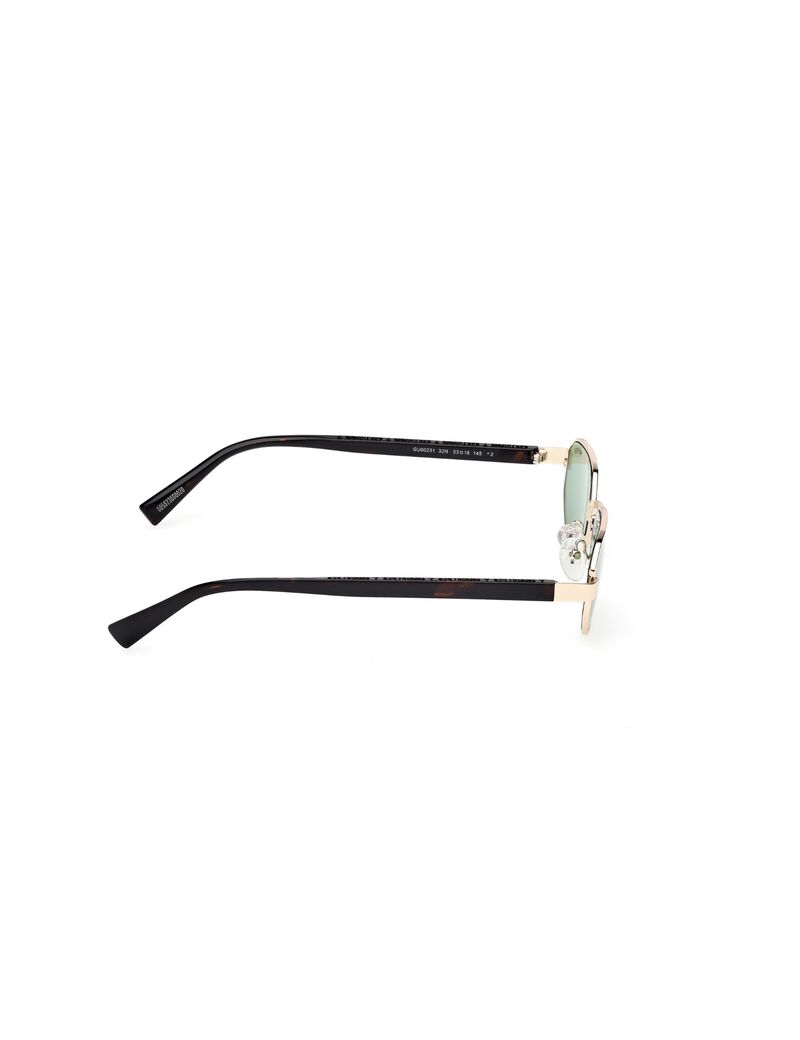 Geometric full rim sunglasses