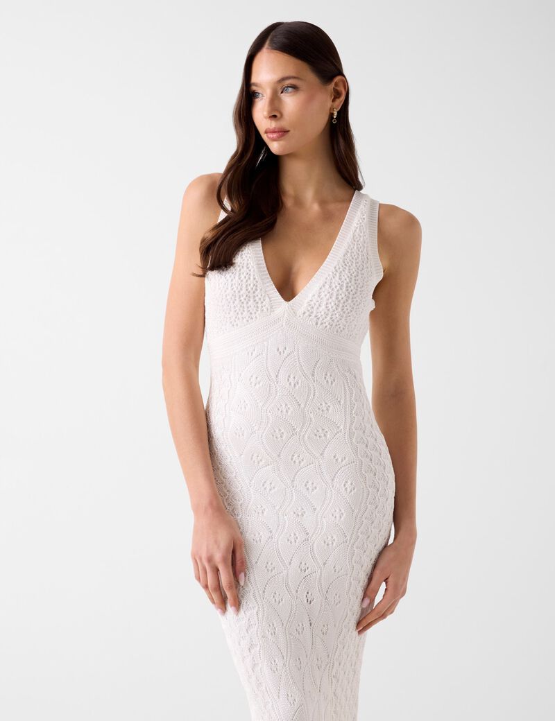 Knitted long dress