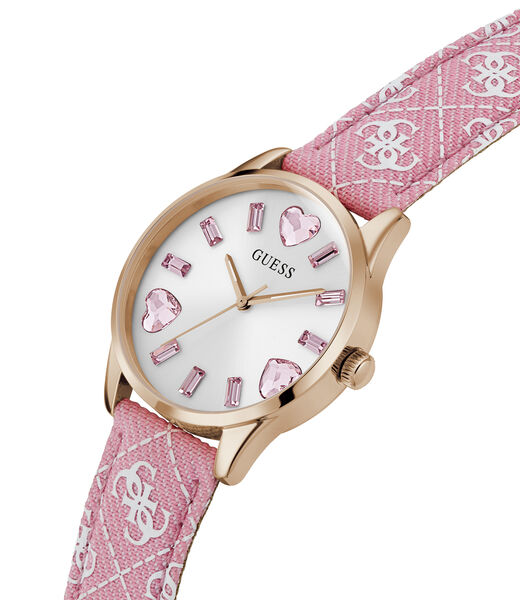 Analogue watch with stone detail