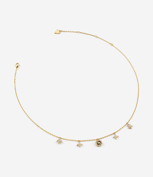 16-18" flower charms necklace