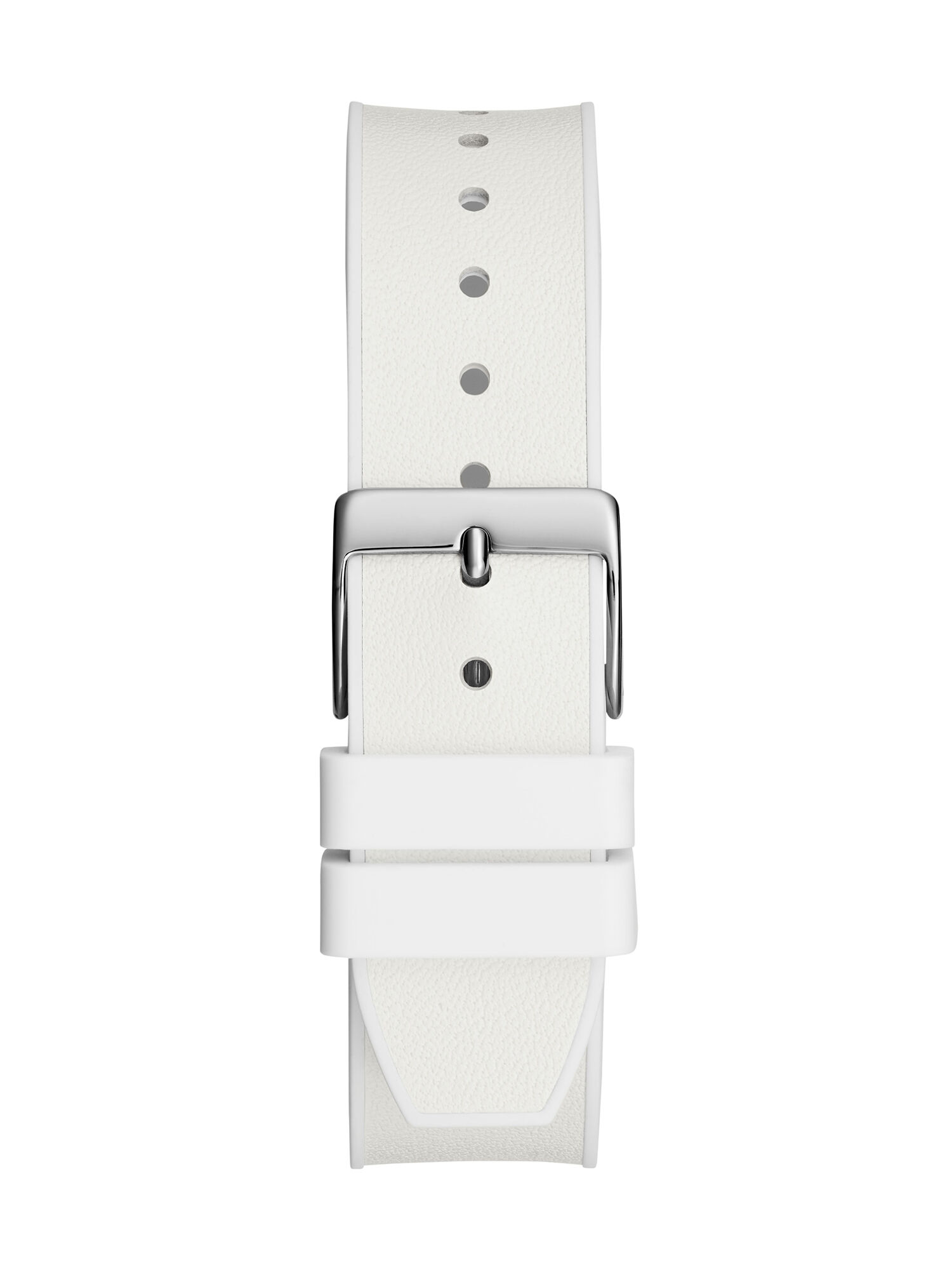 Guess ladies watch white strap hot sale
