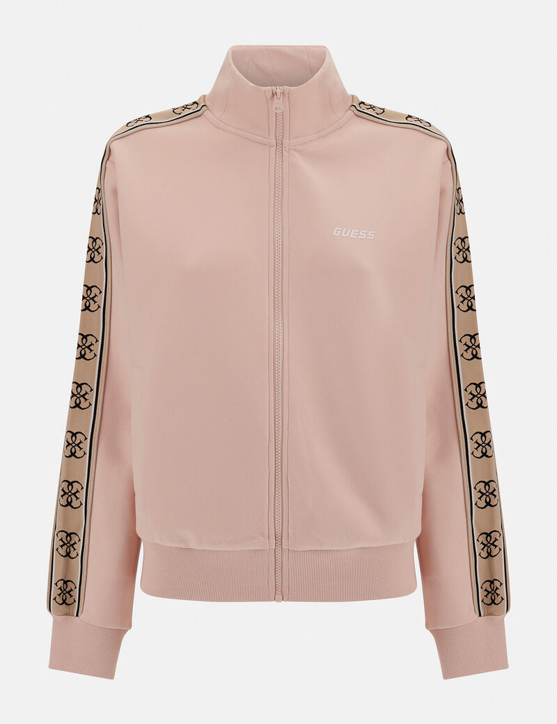 سويتشيرت مع شريط بشعار العلامة