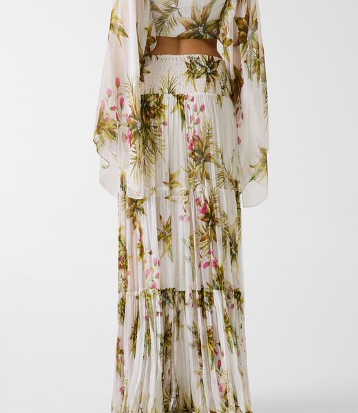 Marciano floral print maxi skirt