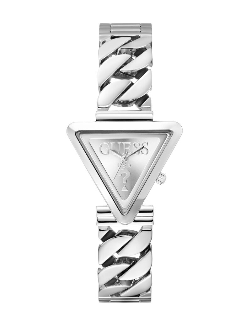 Ladies Silver Tone Analog Watch