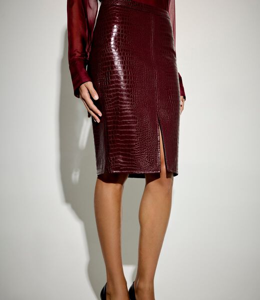 جيس leonie faux leather mini skirt