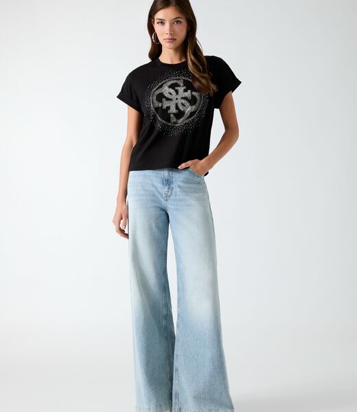 Rhinestones logo t-shirt