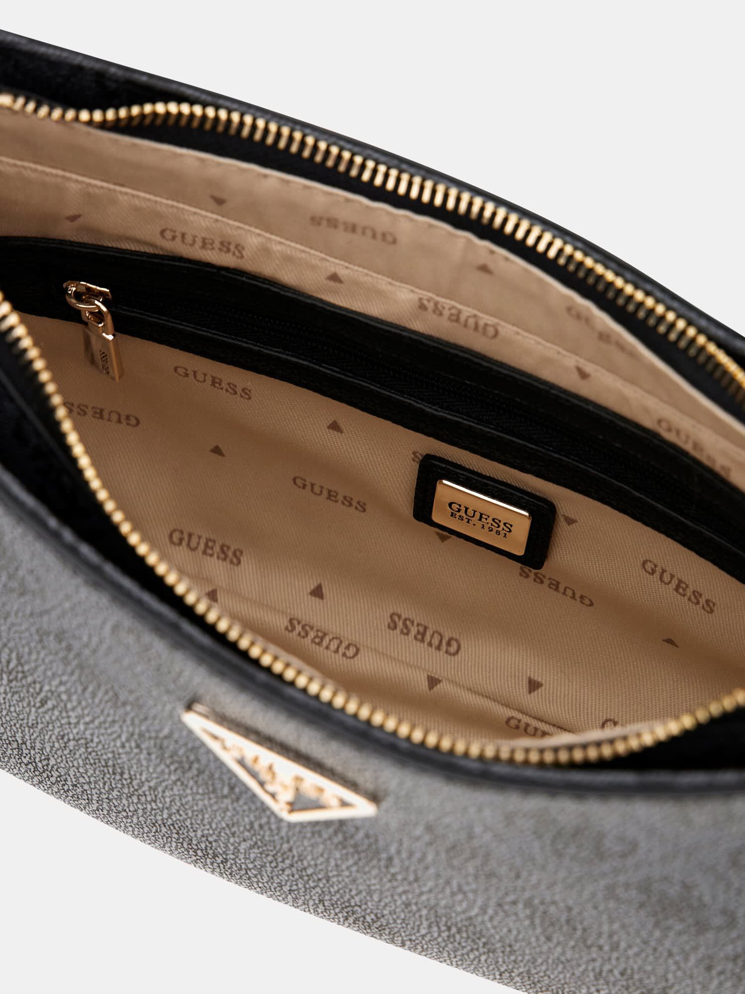 Shop GUESS Online Noelle 4G logo shoulder bag