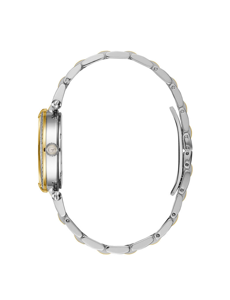 Gc Silver And Gold Ladies Cabletwist Watch