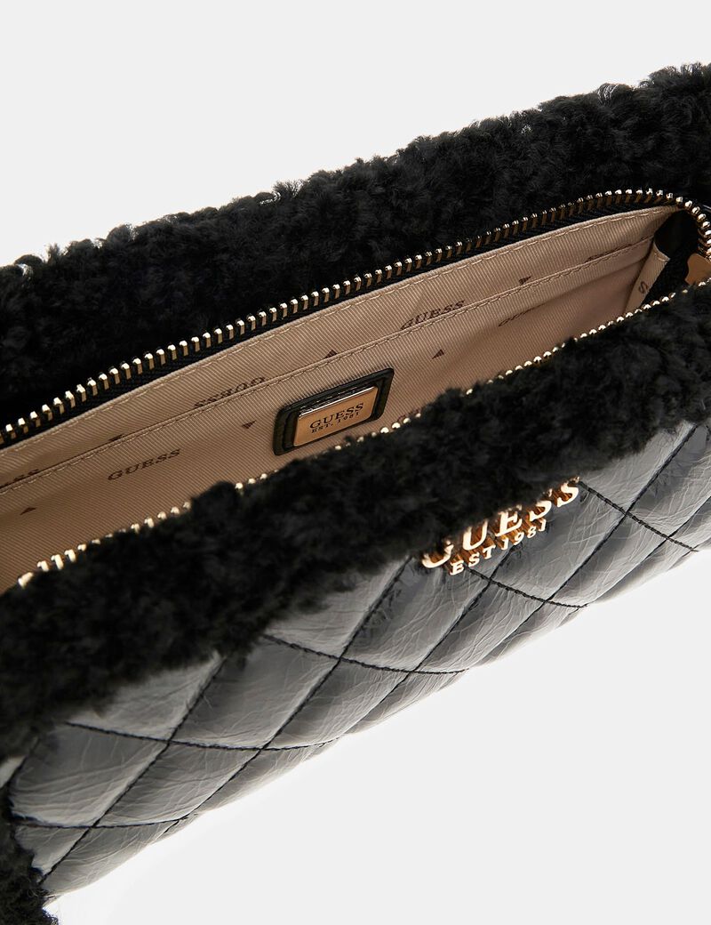 Cristi faux fur crossbody bag