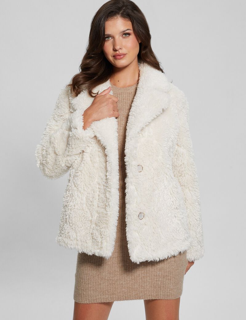 Faux fur jacket