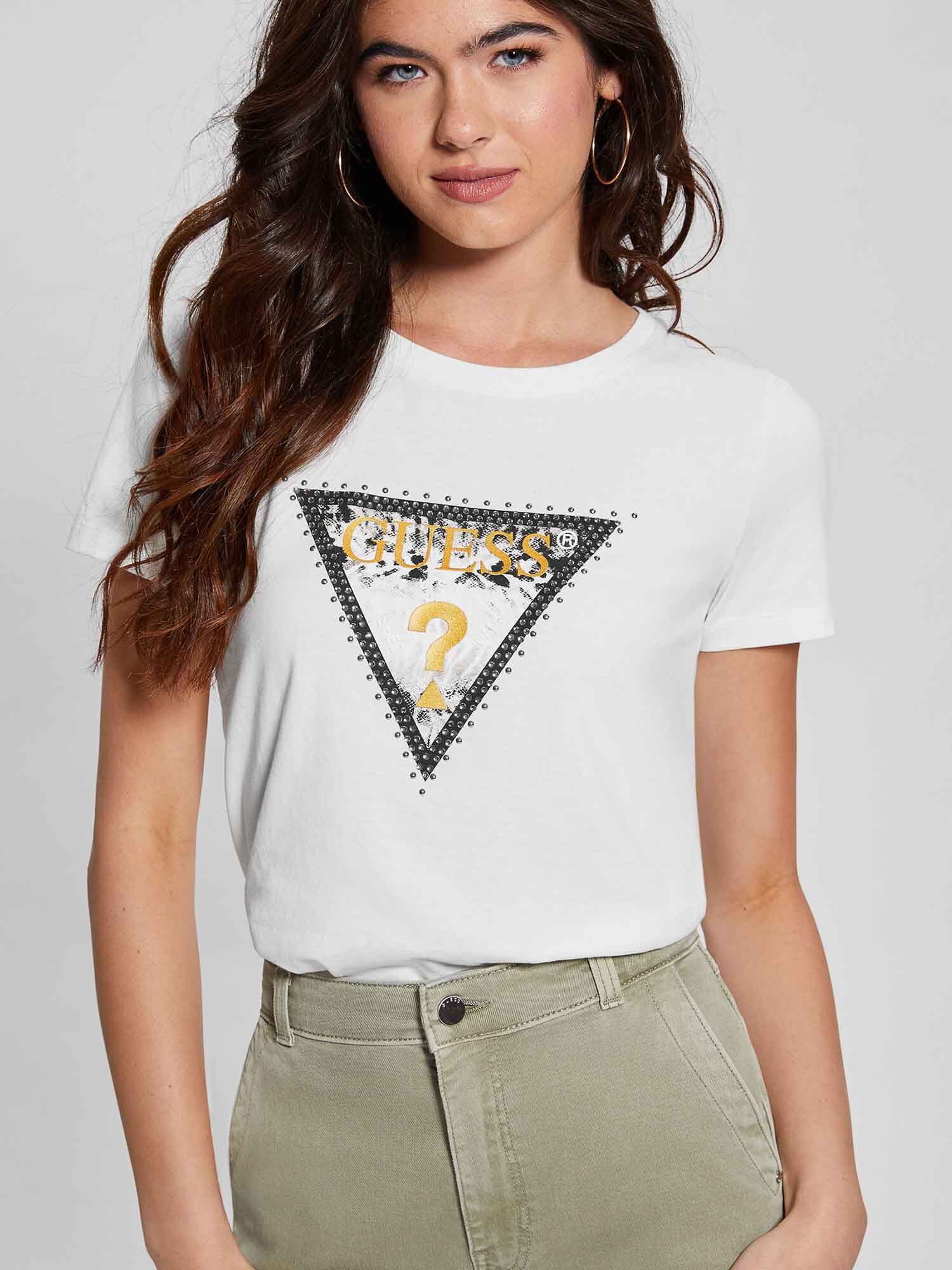 Guess gold shirt top