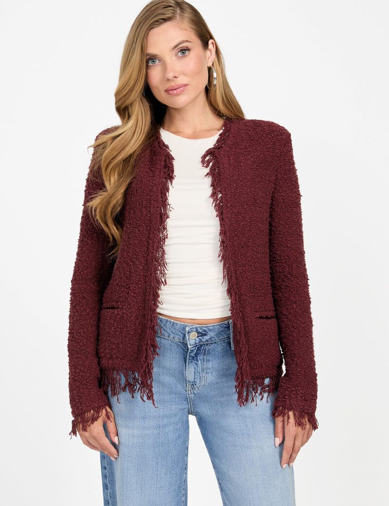 Knitted sweater jacket