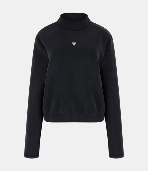 High neck sweatshirt