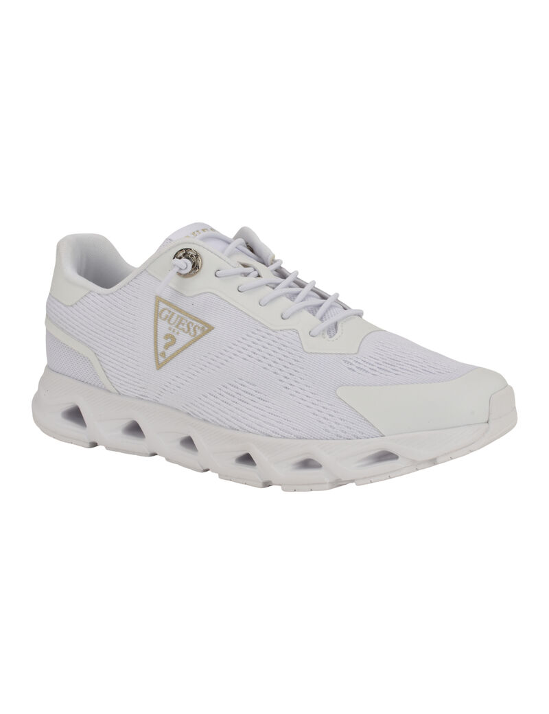 Shop GUESS Ease logo running shoes, White