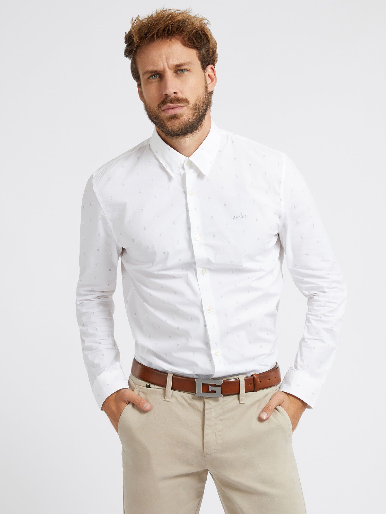 Guess slim store fit shirts