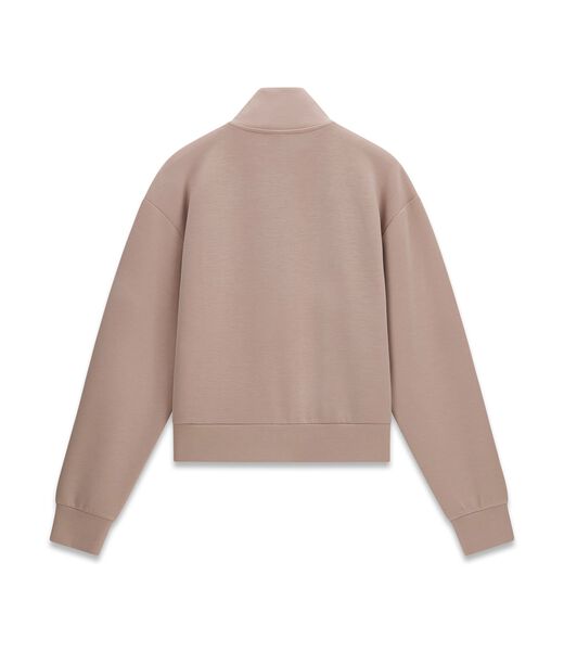 High neck sweatshirt