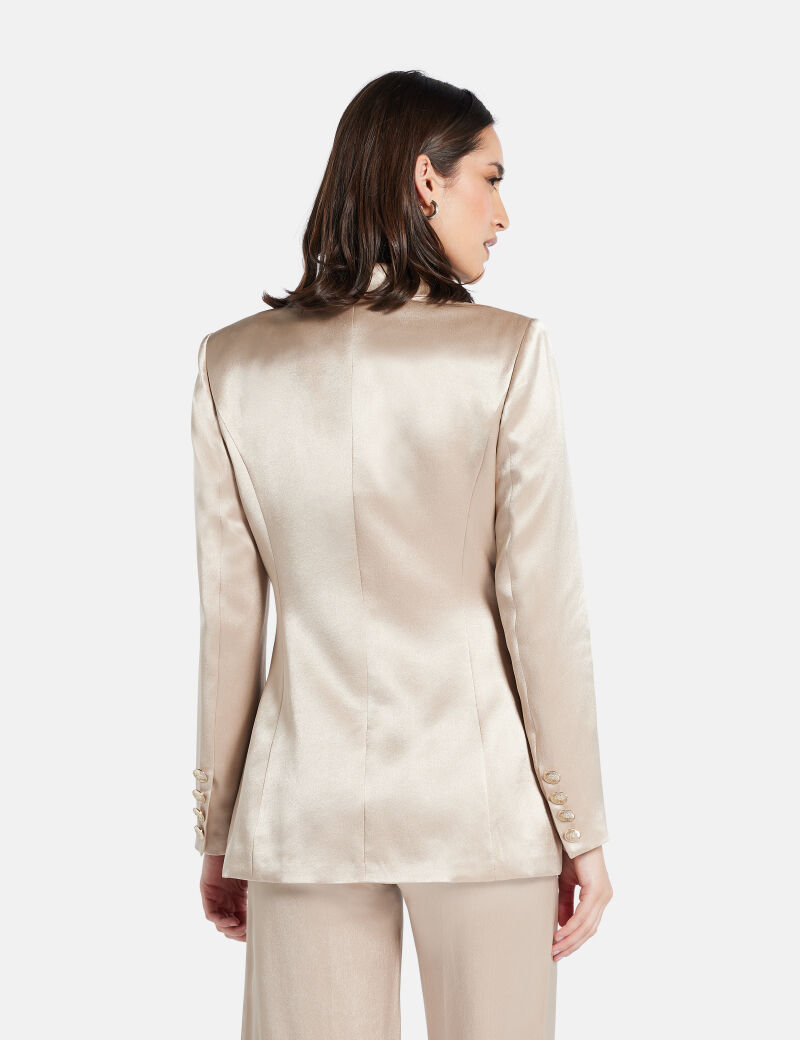 سترة مارسيانو ذات صف واحد من الأزرار